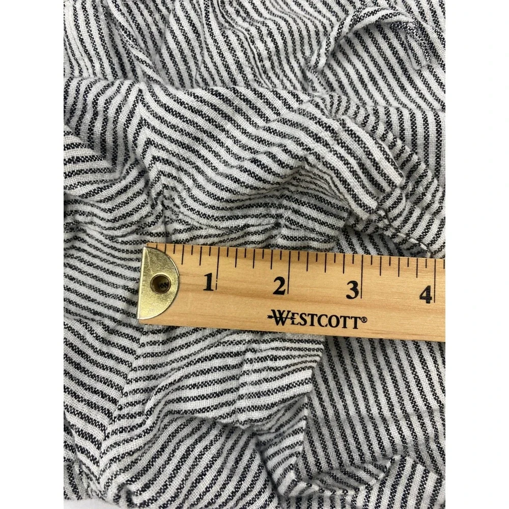 J. Crew Factory Linen-blend Shorts Women's Size S Striped